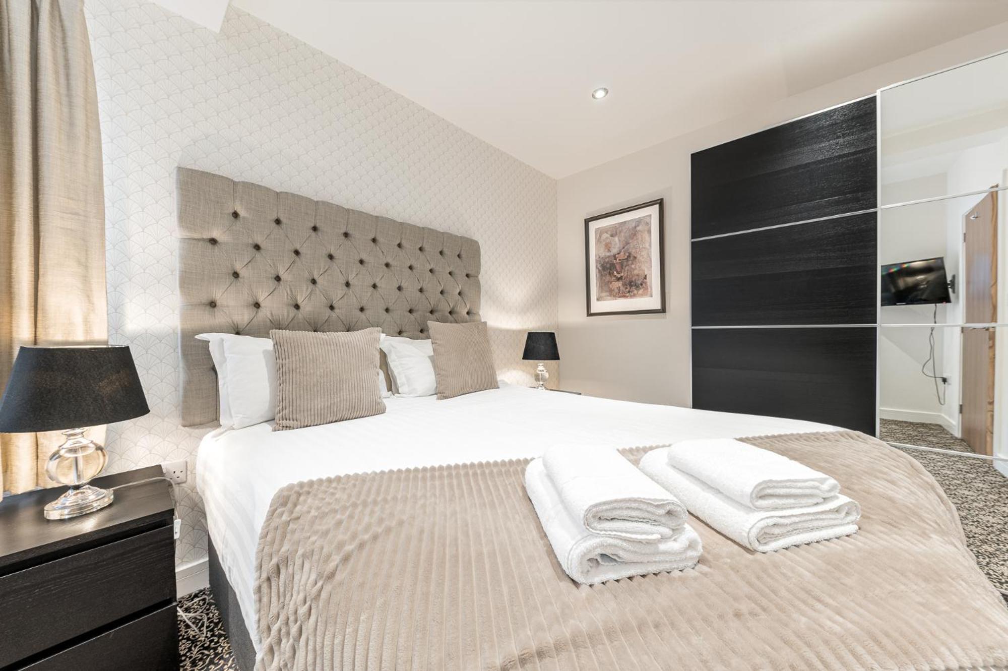 Abbey Apartments Modern Aparthotel For Tourists & Professionals Barrow-in-Furness Rum bild