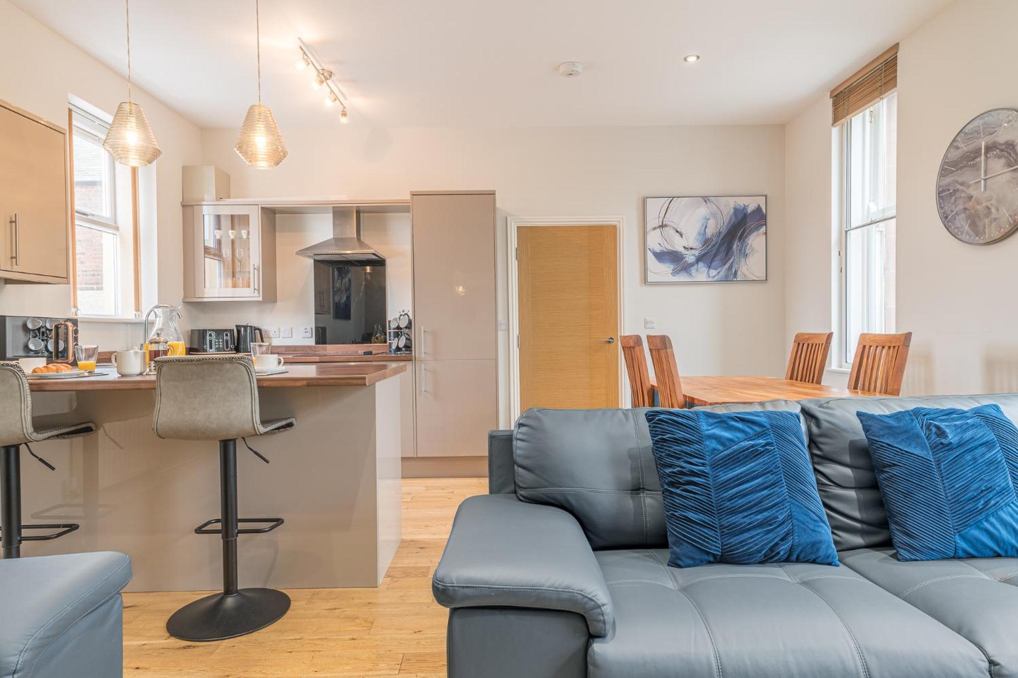 Abbey Apartments Modern Aparthotel For Tourists & Professionals Barrow-in-Furness Rum bild